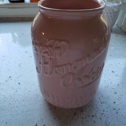 Home decor large pink jar