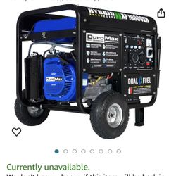Generator  Duromax Dual Fuel 10000 Watt Generator