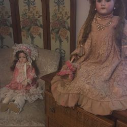 Bru antique doll and Harwick Original clothes