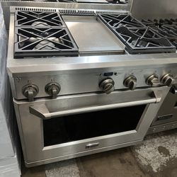 Ge Monogram 36” Dual Fuel  Gas Range 