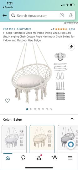 hammock with chair n chains only