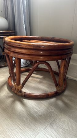 2 Wooden Ottoman / stool - MOVING SALE CHECK OUT MY PAGE FOR MORE ITEMS!!