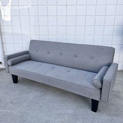 Gray Futon Sofa Bed Couch