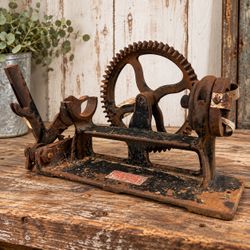 Antique Star Model B Window Shade Cutter Machine Cast Iron Mercantile Decor