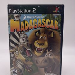 Madagascar Sony PlayStation 2 PS2 With Manual Tested  Video Game 