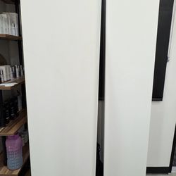 White Cabinets Adjustable Shelving 