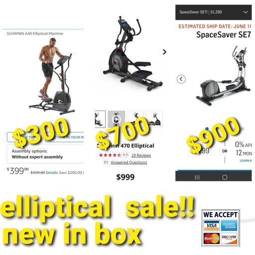 Ellipticals For Every Budget And Need . Nordictrack/shwinn New In Box