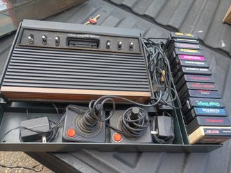 Atari system with games