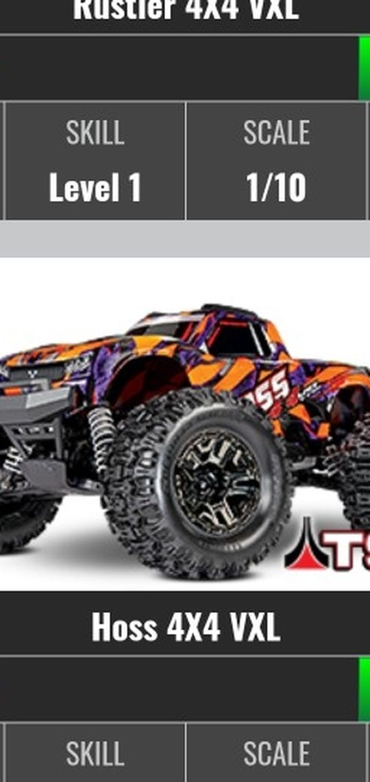 Traxxas Hoss Vxl 4x4 Rc