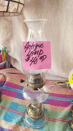 Antique lamp, small good for small table