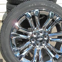 Chevy Tahoe Rims Chevrolet Suburban Wheels Ltz Rst Z71 Yukon Sierra Denali Cadillac Escalade