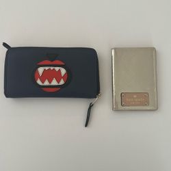 Karl Lagerfeld Large Zip Wallet + Kate Spade Passport Cover