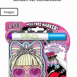 NEW Kids Children LOL Mess Free Marker No Water Need Coloring Book