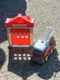 Fire Truck And Station 