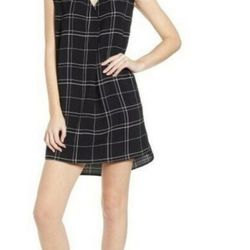 Leith Everyday Black and White Checkered Dress Size Small tunic S sleeveless 

Excellent Pre-owned condition,  no flaws

Beautiful black and white che