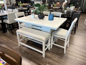 6-piece counter height dining set! NEW