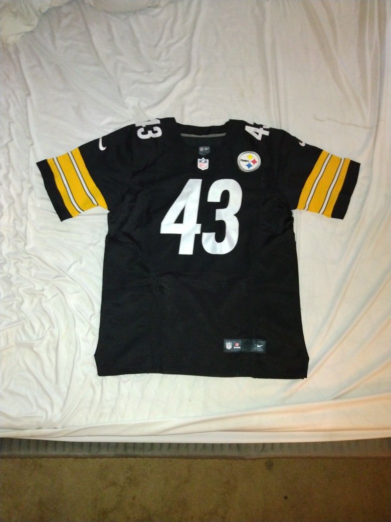 NIKE ELITE TROY POLAMALU AUTHENTIC STEELERS JERSEY