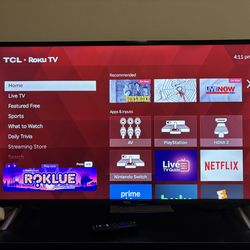 40 inch TCL Roku tv