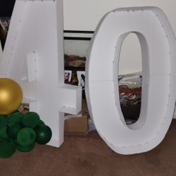 Custom Large Block Number 40