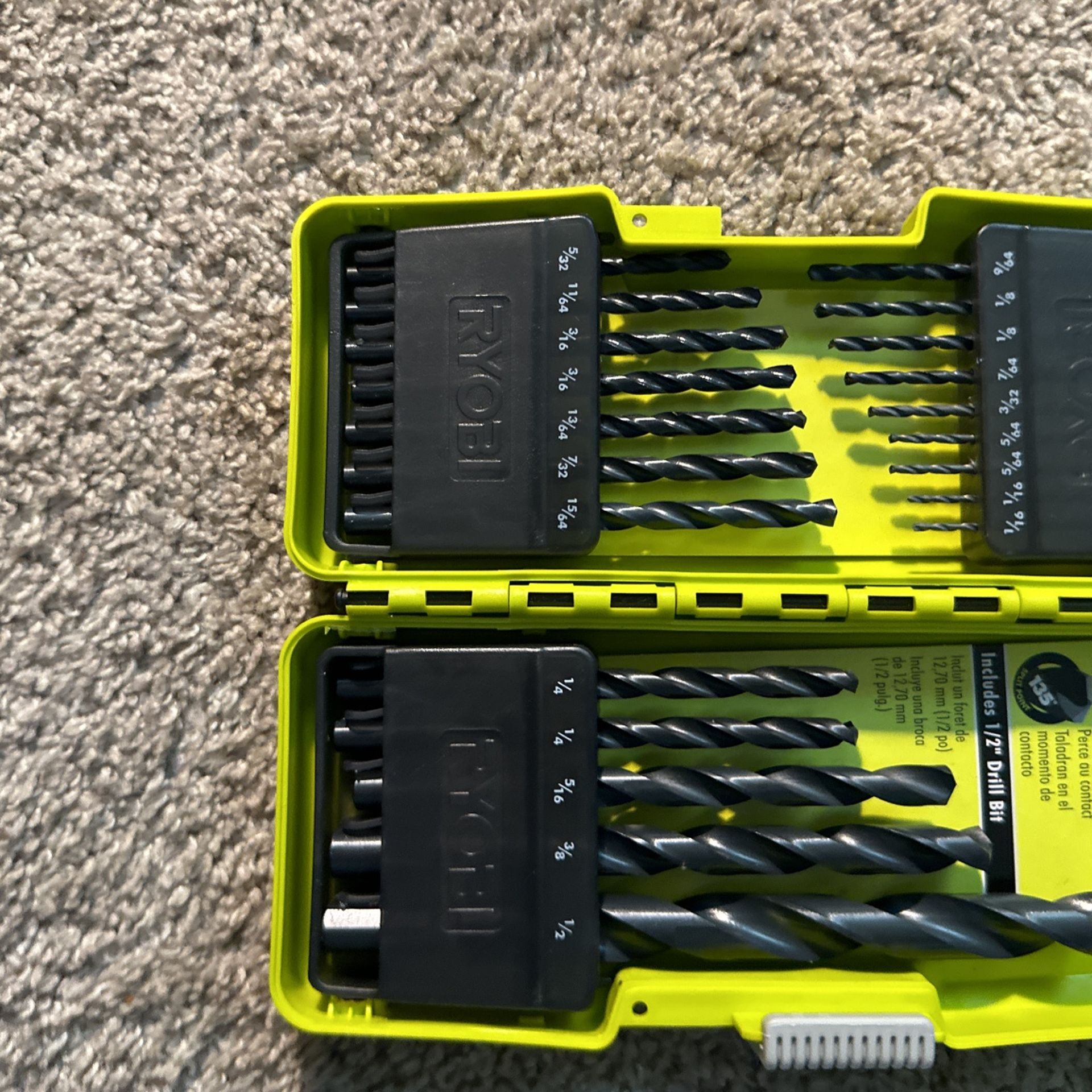 RYOBI DRILL BIT SET