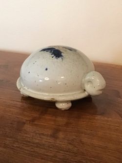 Vintage Ceramic Turtle Bank