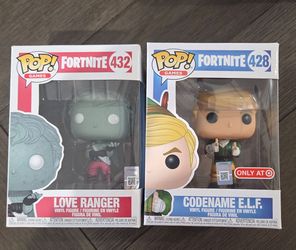 Funko Pop Fortnite Love Ranger & Codename E.L.F. Bundle