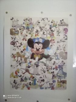60 Years of Mickey Mouse lithograph signed by artist Charles Boyer