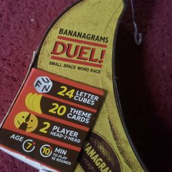 Bananagrams Duel board game that guarantees endless hours of fun 