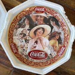 Coca-Cola Fashion Ladies 1996 Franklin Mint Ltd. Edition Fine Porcelain Collector’s Plate