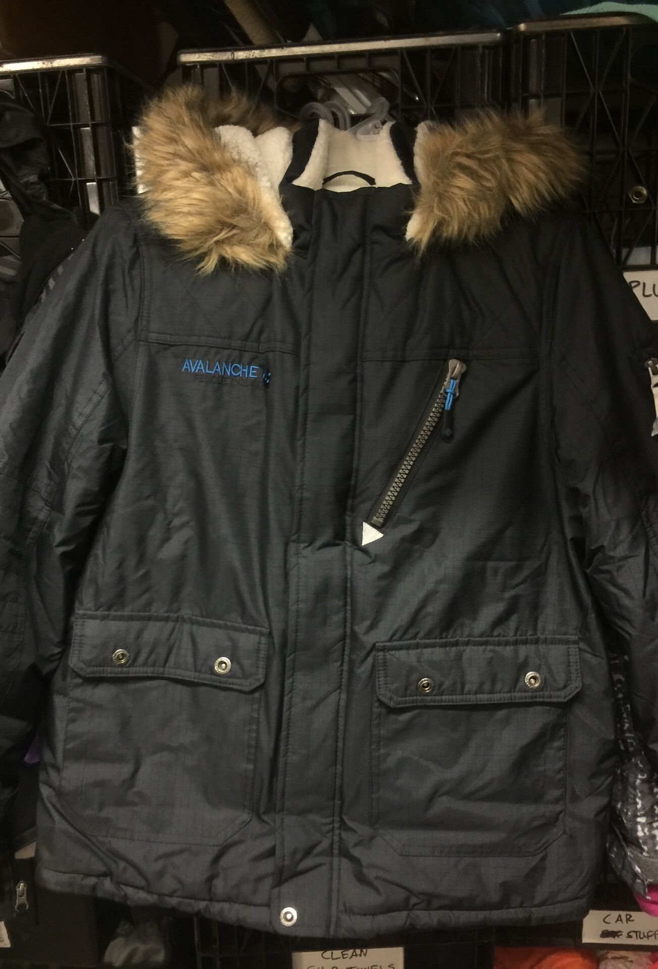 Like new black avalanche winter coat