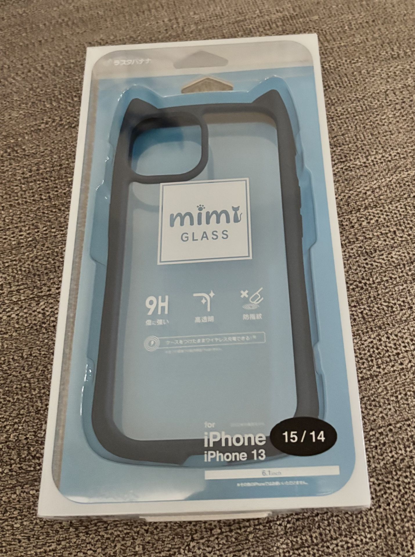 “mimi GLASS" cat ear phone case designed for iPhone 15/14 and 13