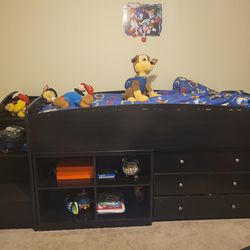 Twin Ladder Bed With Storage