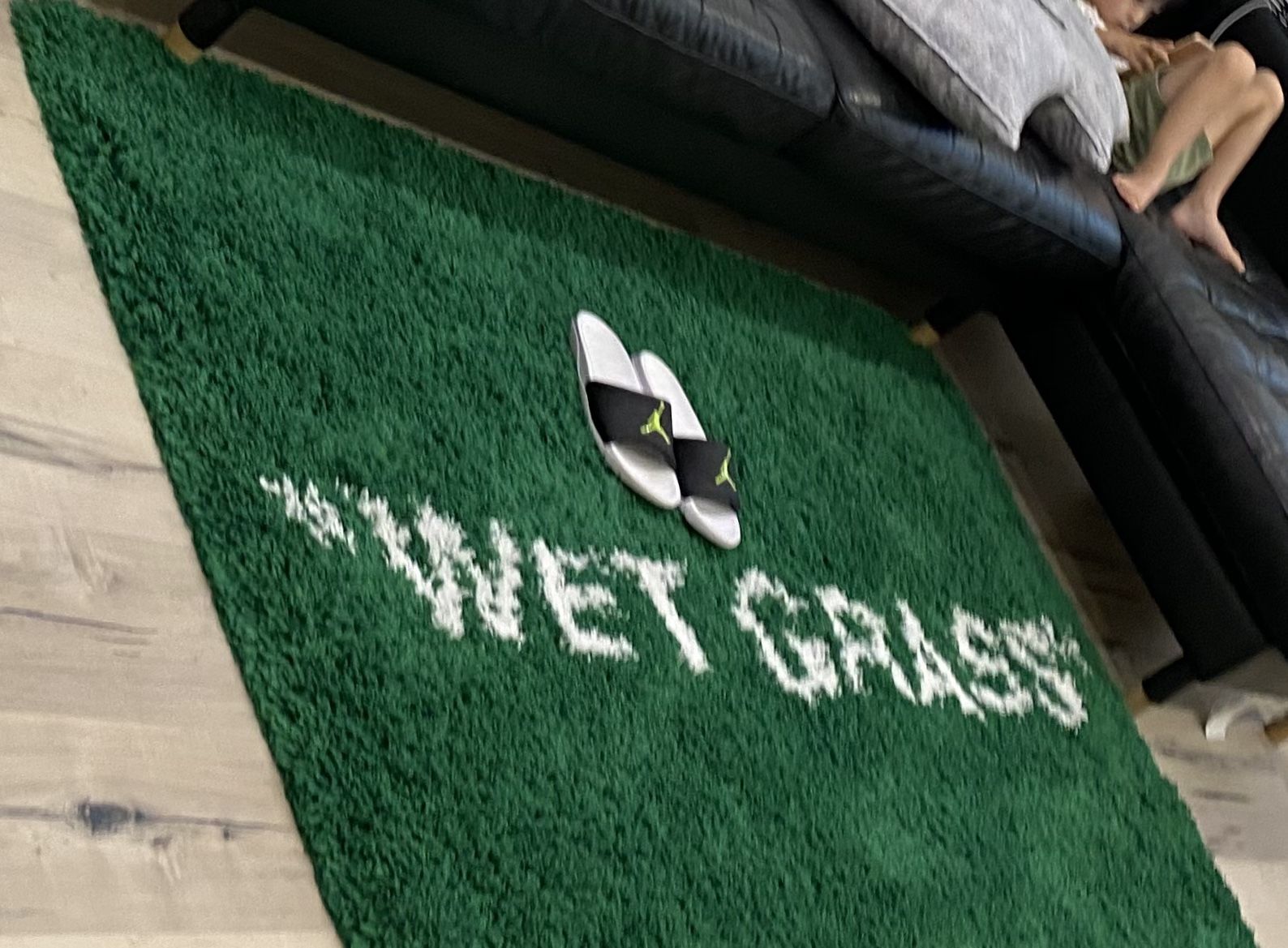 Virgil Abloh x IKEA MARKERAD WET GRASS Rug 195x132 CM Green