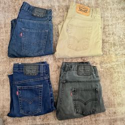 Lot of 4 - Sz 14 Boys Levi’s 511 Slim Fit Jeans & Pants