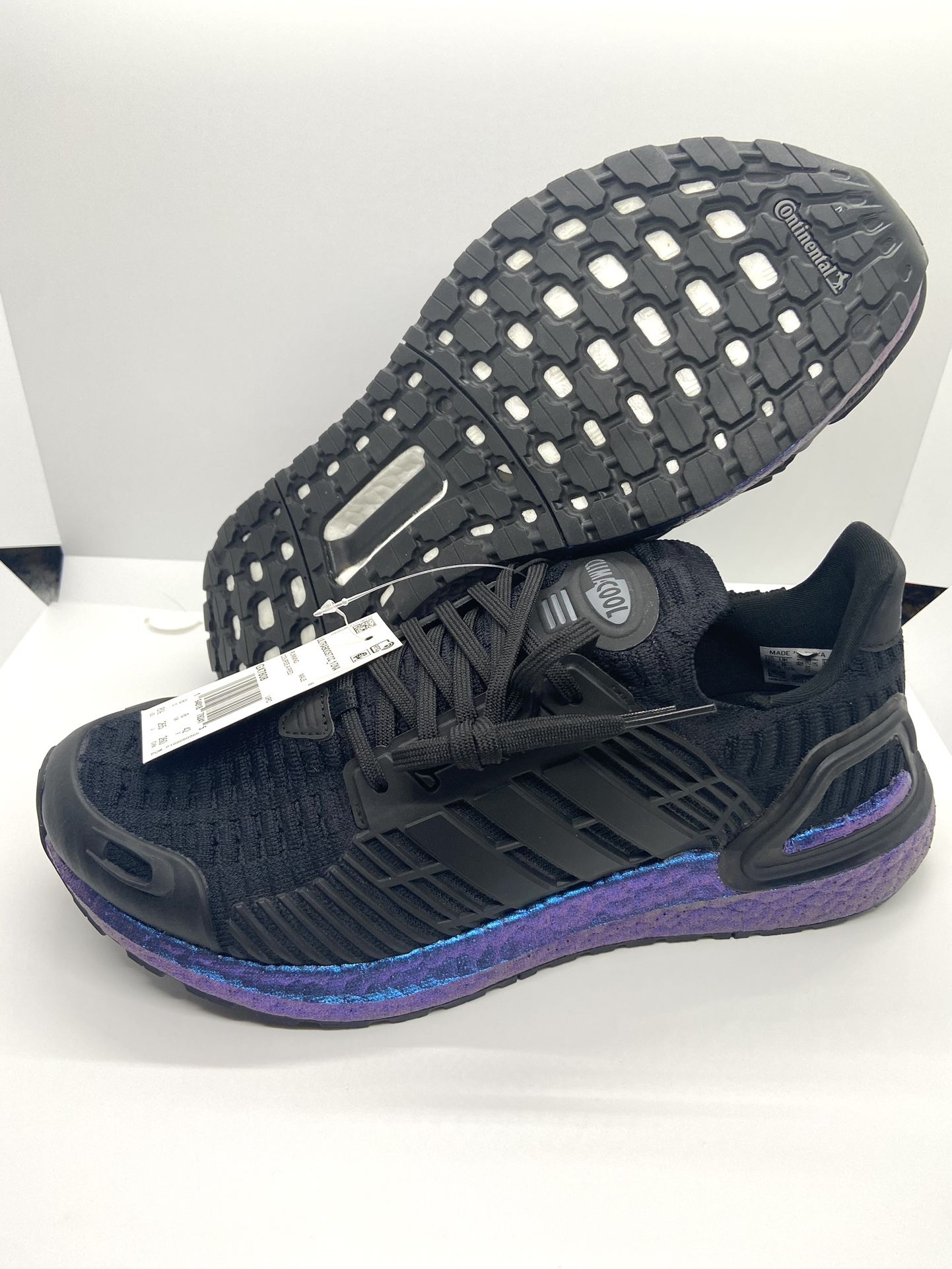 Adidas UltraBoost CC_1 DNA Shoes Black Galaxy Blue Mens Sz