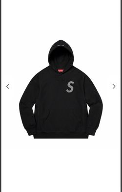 Supreme Swarovski S Logo Hoodie L