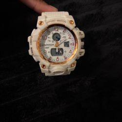 Sanda Sport Watch White Ana-Digi