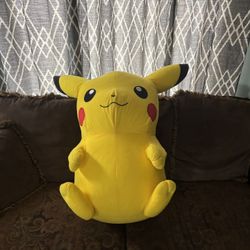 Big stuffed pikachu