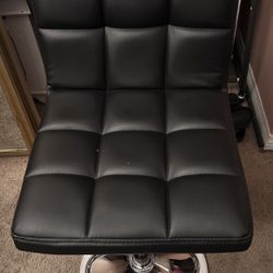 Black Vanity Chair (Brand New)