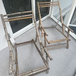 FREE Bamboo Folding Sling Chairs