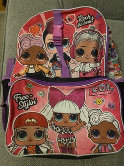 LOL Surprise  Backpack with Lunch Bag