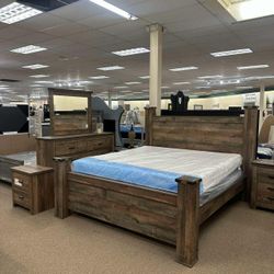 All Wood Bedroom Set 