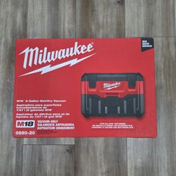NEW Milwaukee M18 Cordless 2-Gallon Wet Dry HEPA Vacuum 0880-20