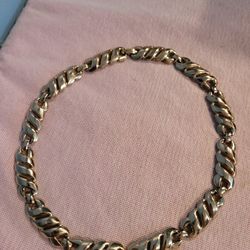 Monet Gold Tone Necklace 