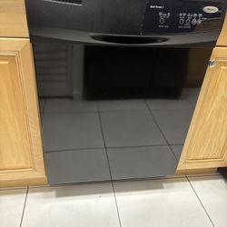 Whirlpool Black Dishwasher