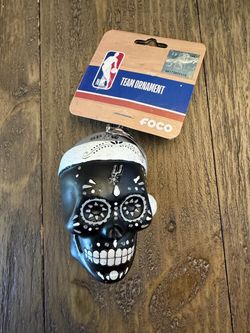 FOCO NBA San Antonio Spurs Sugar Skull Ornament