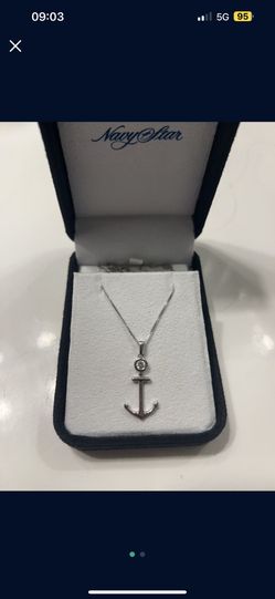 Anchor Diamond Necklace 