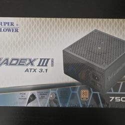 Super Flower Leadex III 750W ATX 3.1 PSU Power Supply NEW