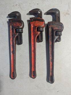Ridgid pipe wrenches