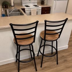 Modern Set of 2 Counter Height Stools